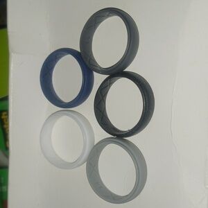 Set of 6 Silicone Rings